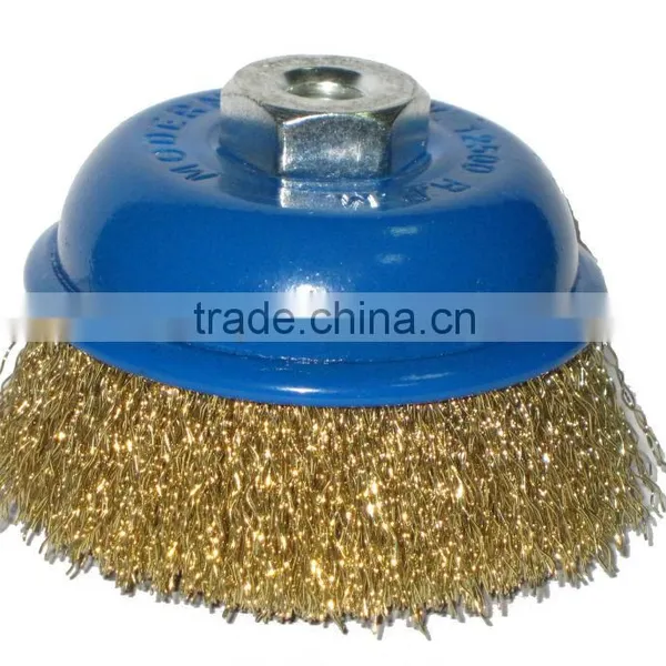 Crimped Wire Cup Brush,cepillo Taza Latondo