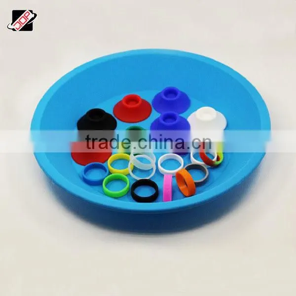 China Supply Vape Band Silicone Trays Big e Cig Silicone Rubber Tray Plate Round Silicone Cake Mold Pan photo-5
