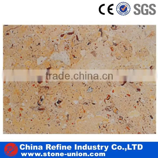 Honed Surface Beige Limestone Wholesaler Price photo-5