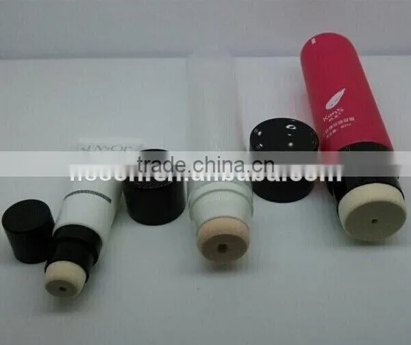 Cosmetic Usage Tube Packaging With Sponge Massage Head Tube for Shoe Polish photo-2