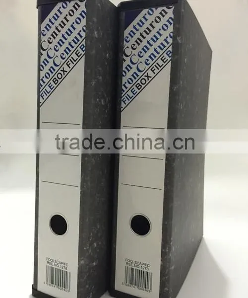 Eco-Friendly Customized Marble Stocked File Plastic Storage Cardboard Box File Folder