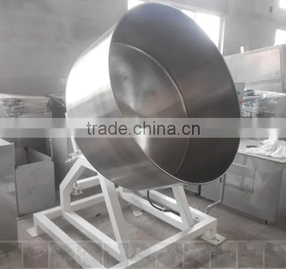 High Efficiency Stainless Steel Purple Potato Peanut Coating Machine Manufacture photo-4