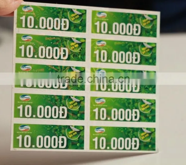 Prepaid Scratch Phone Card Printing photo-3