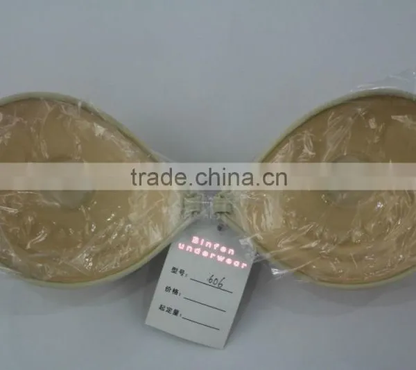 Nude Mature Silicon Free Bra photo-2