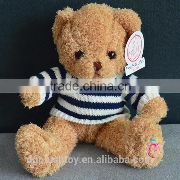 Lovely Stuffed Teddy Bear With T-shirt Animal Toy photo-3