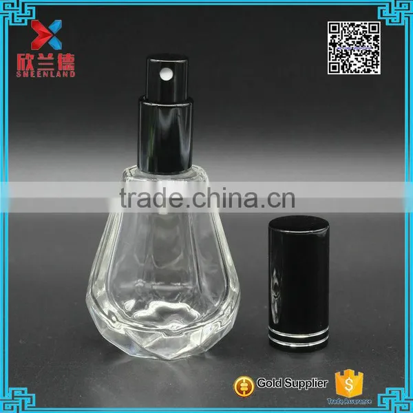 Exquisite Woman Glass Cosmeitc Bottle/60ml Special Design Perfume Bottle photo-4