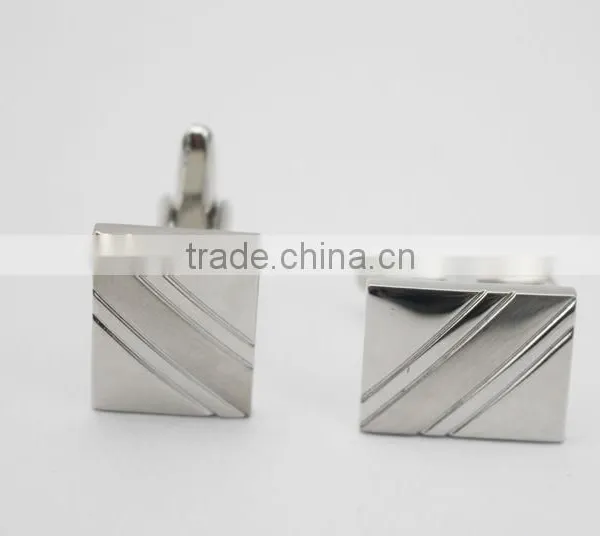 Cuff Button Brass Cufflinks Rectangle Brass Men Shirt Cuff Button photo-6