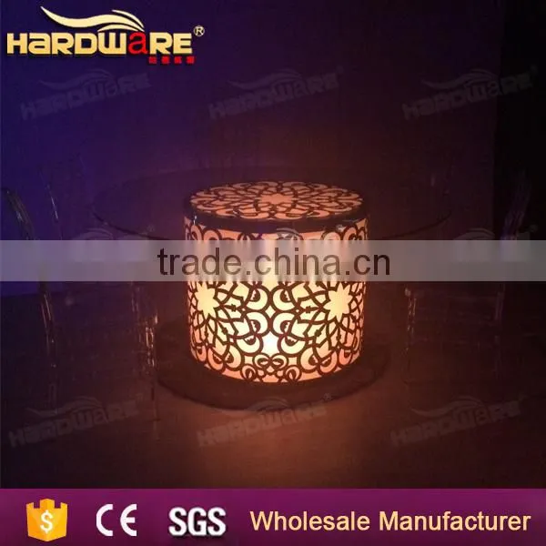 Unique LED Wedding Table,use 10 People Wedding Iron Round Table photo-5