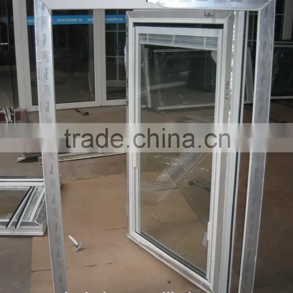 UPVC Casement Window With Shutter Blinds Inside photo-3