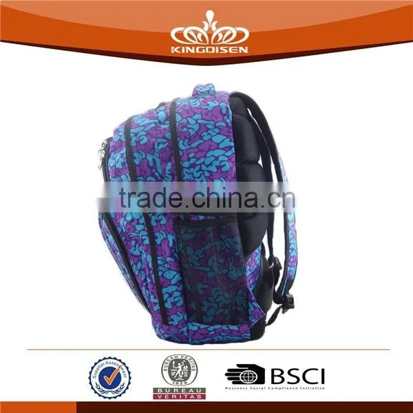 2015 Waterproof Blue and Purple Leisure Backpack photo-6