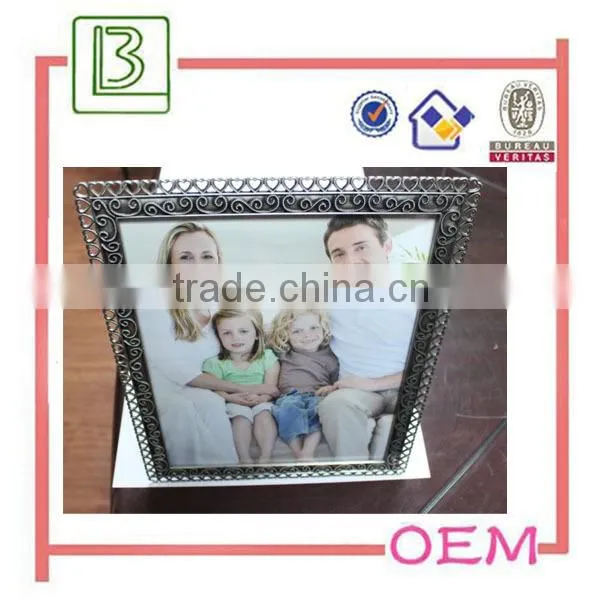 2014china Supplier Oblong Metal Funny Photo Picture Frame