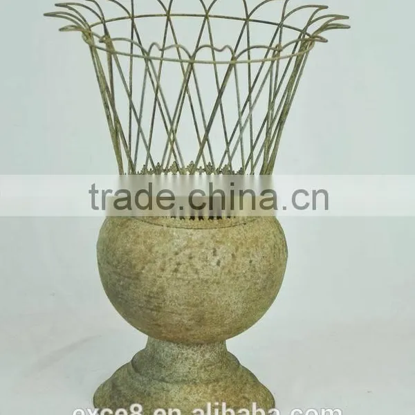 French Antique Bronze Vase for Home Decor photo-2