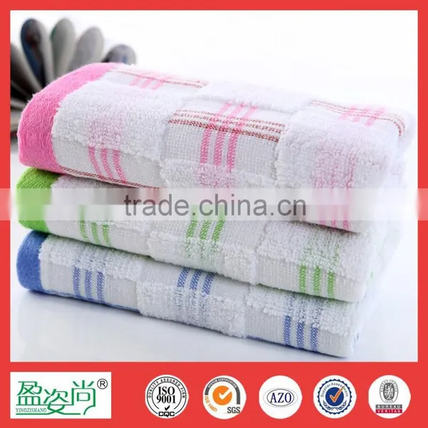 Multi Color 100% Cotton Face Towel Soft Stripe Cotton Pareo Towels photo-6