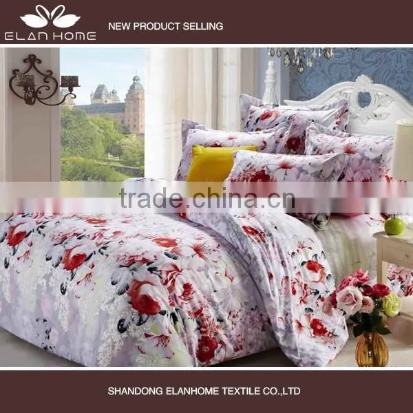 100% Microfiber Disperse Printting Luxury Quilt Cover Set With Zipper photo-2