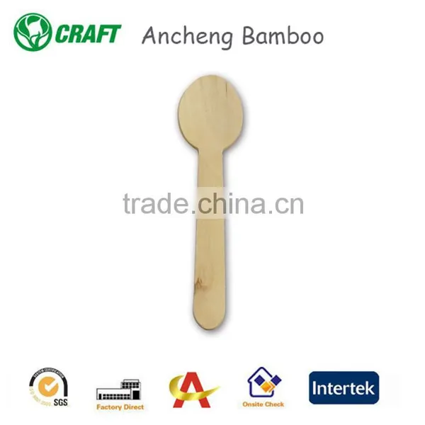 Cheap Price Party Small Disposable Wooden Spoons photo-6