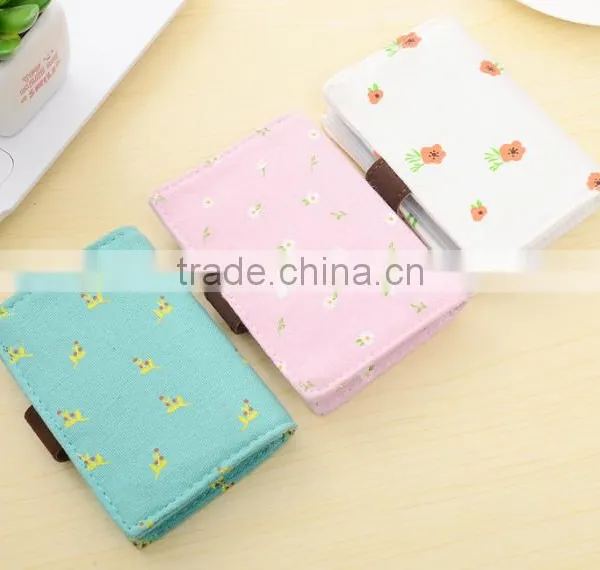 Multifunctional Flowers Printing ID Card Holder With Snap Closure Made in China photo-2