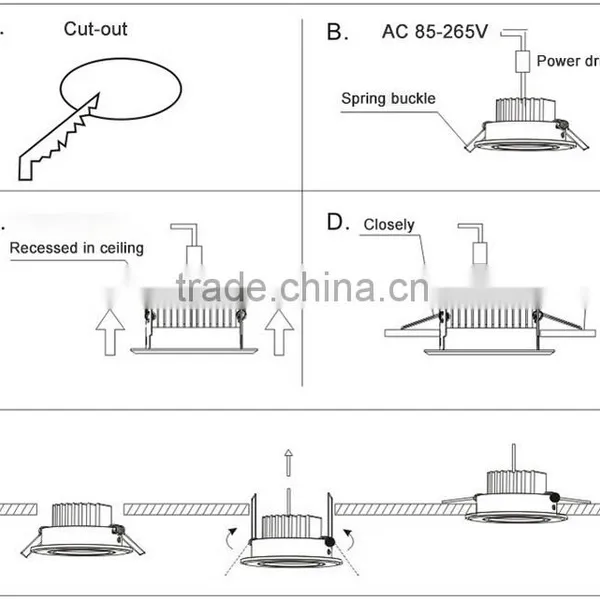 Super Brightness 1500LM Modern Design 15W Ceiling Lamp for Living Room photo-3