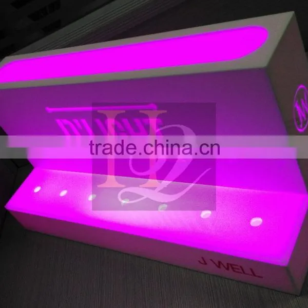 Acrylic Makeup Display Stand With Different Color LED Light photo-4