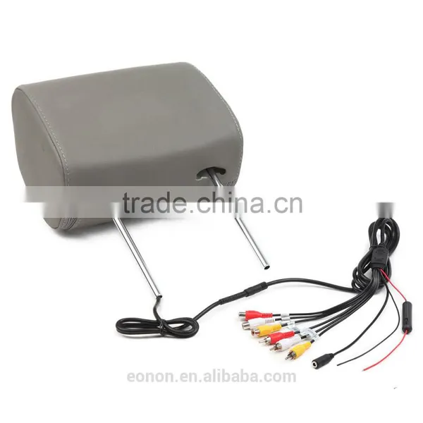 EONON L0291 9" HD Car Headrest Monitor With Built in DVD (Gray Color) photo-6
