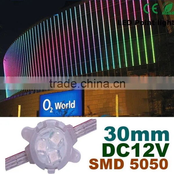 DC12V 0.75W 30MM IC Model XH6897 Programmable 3SMD 5050 LED Pixel Light photo-2