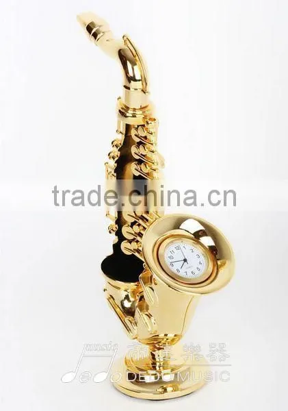 Gold and Copper Material Maked Gild Mini Soprano Saxophone photo-3
