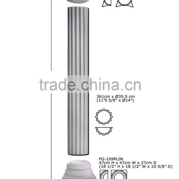 Roman Pillar Design With High Quality and Good Price Beautiful Polystyrene Crown Roman Pillars Column Molds for Sale photo-2