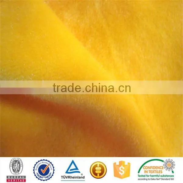 100%polyester Flat Yarn Plush Velboa Long Pile Fur Fabric photo-5