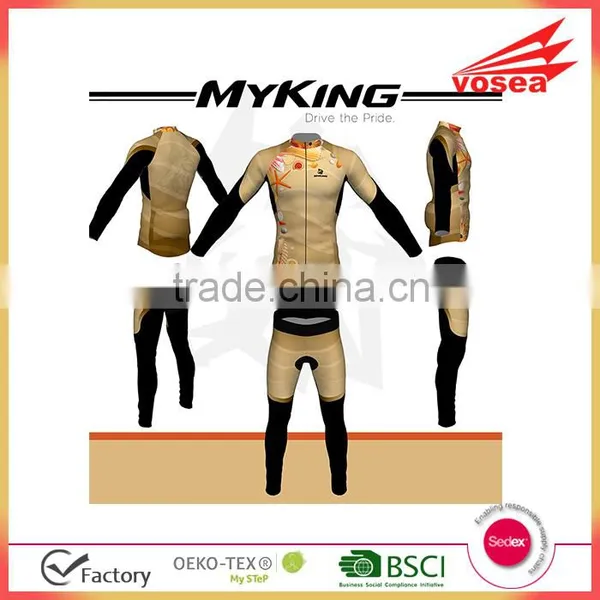 100%Polyester High Quality And Breathable Cycling Jersey photo-2