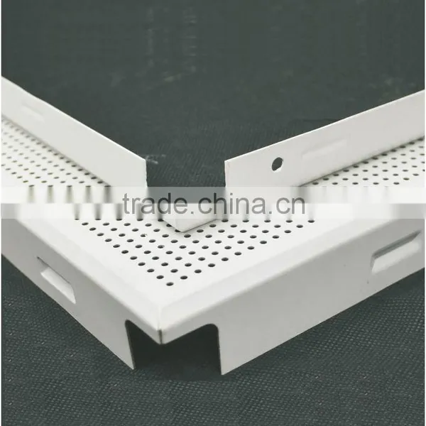 Class A2 Fireproof Aluminum Ceiling Open Frame Ceiling Perforated Clip In Ceiling photo-2