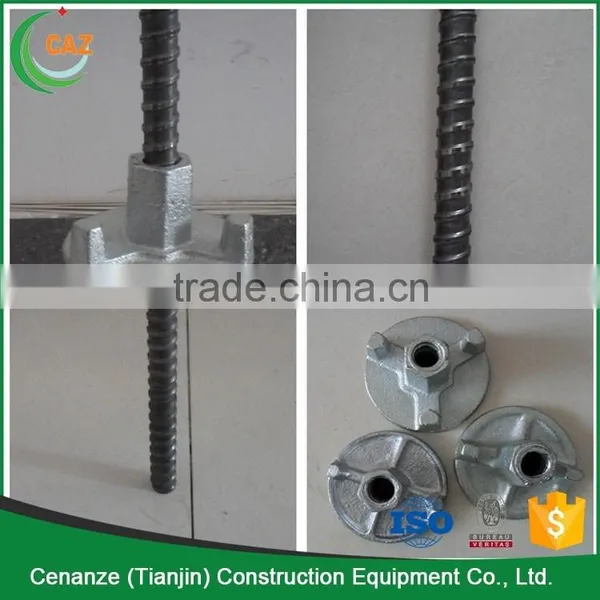15/17mm Formwork Screw and Bolts With Wing Nut Quality Choice