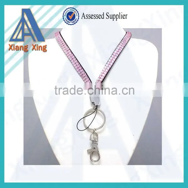 Wholesale Multi Color Bling Crystal Rhinestone Lanyard for Cell Phone Lanyard photo-3