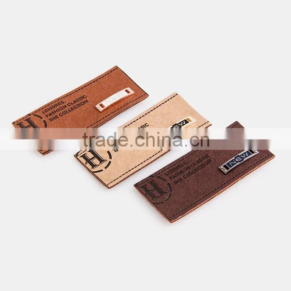 Custom High Quality Leather Patches Garment Label for Clothing photo-5