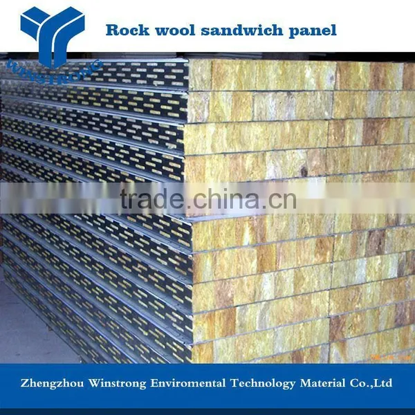 Rock Wool Fireproof Sandwich Wall Panels photo-4