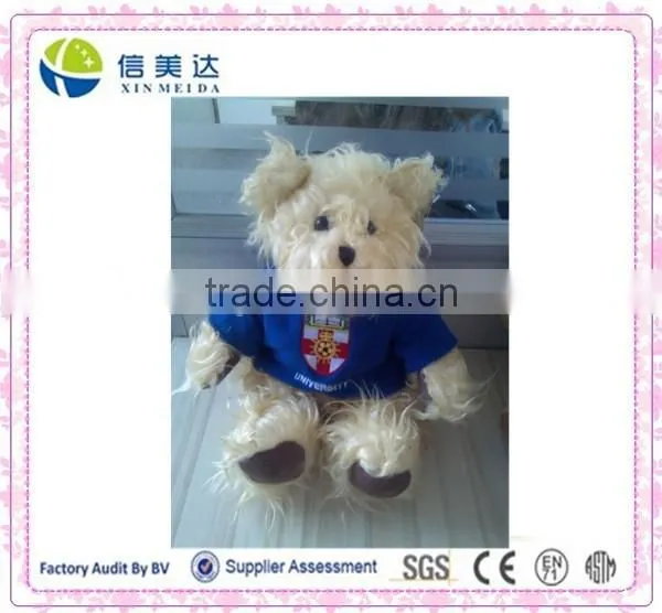 Long Plush Cute University Symbol Teddy Bear Soft Stuffed Toy