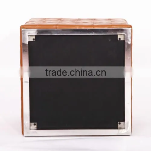 Modern Cube Ottoman Leather Furniture Cube Ottoman photo-5