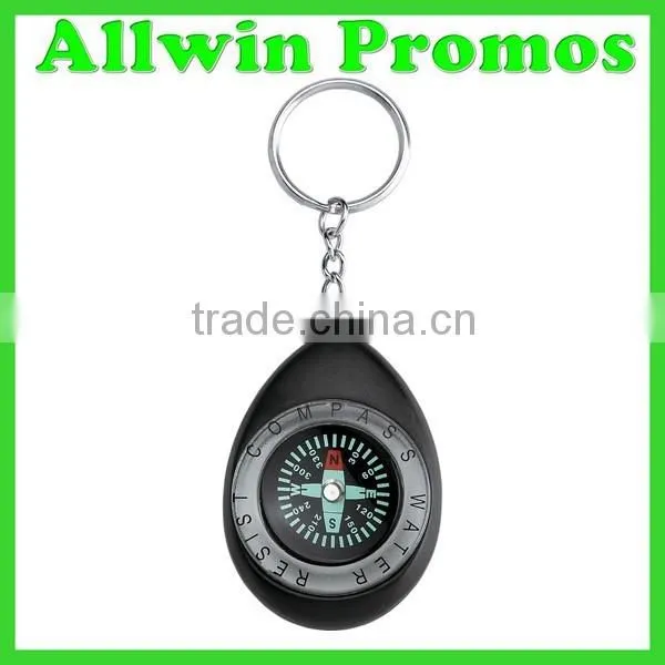 Promotional Customized Oval Compass Keychain photo-5