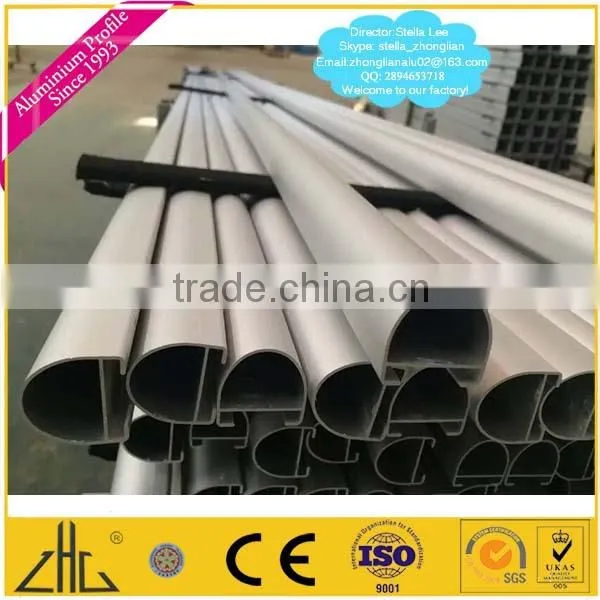 Wow!!6063 T5 6061 T6 Fabricante de Tubos/rectangular Aluminum Tube Factory/anodized Silver Wood Color Aluminum Tube Manufacturer photo-3