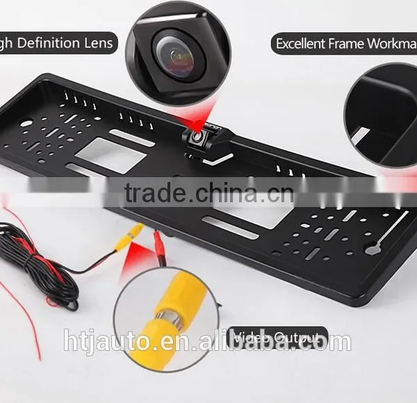 Night Vision License Plate Camera EU European Car Backup Camera photo-5