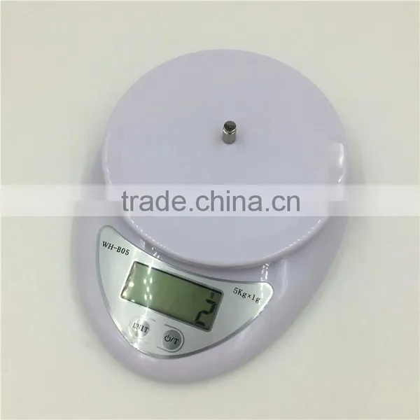 Household Use LCD Display Vegetable Food Kitchen Scale 5000g WH-B05