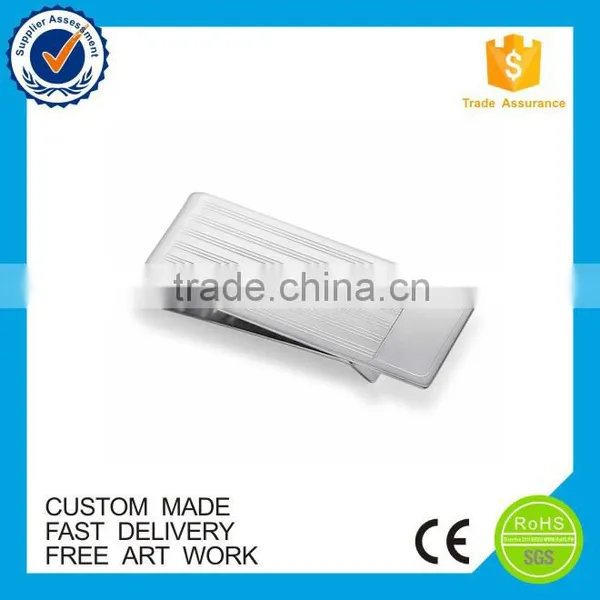 Wholesale High Quality Blank Gold Metal Money Clip photo-4