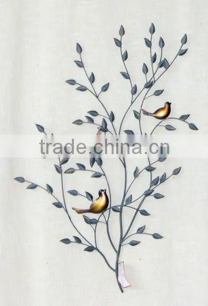 Decorative Tree With Bird Metal Wall Decor
