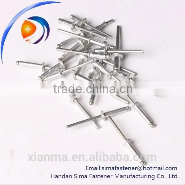 China Fastener Aluminum Open End Blind Rivets photo-6