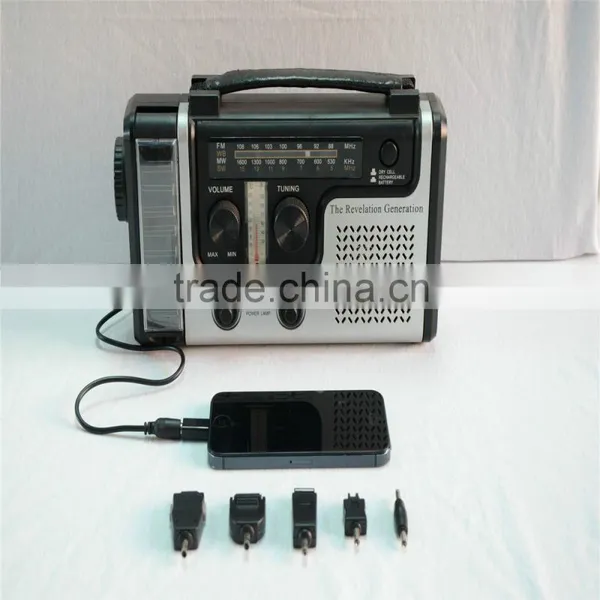 Portable With Muilti-band 2015 Hot Sale Solar Dynamo Radio Solar Powered Flashlight Radio photo-6