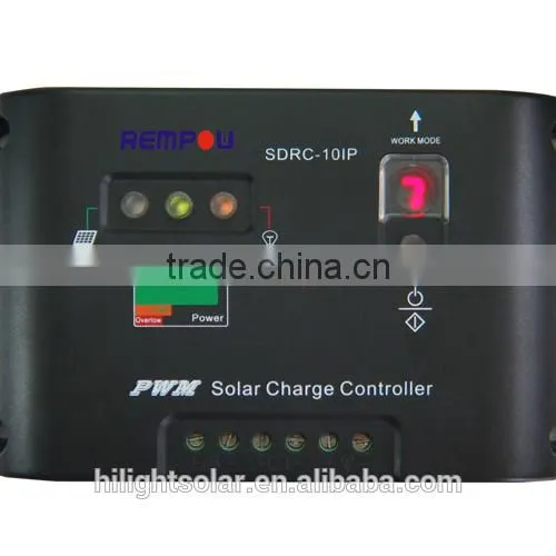 OEM High Quality Intelligent 12V 24V 48V PWM Solar Charger Controller With power display 3 years Warranty