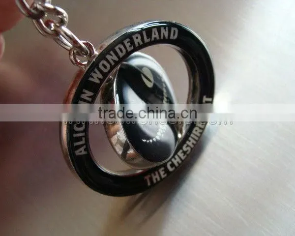 Hot selling metal coin holder keychain