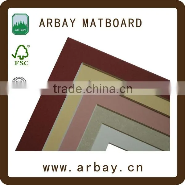 Wholesale Precut Acid Free Paper Matboard Mount Board Mat Board for Photo Frame photo-6