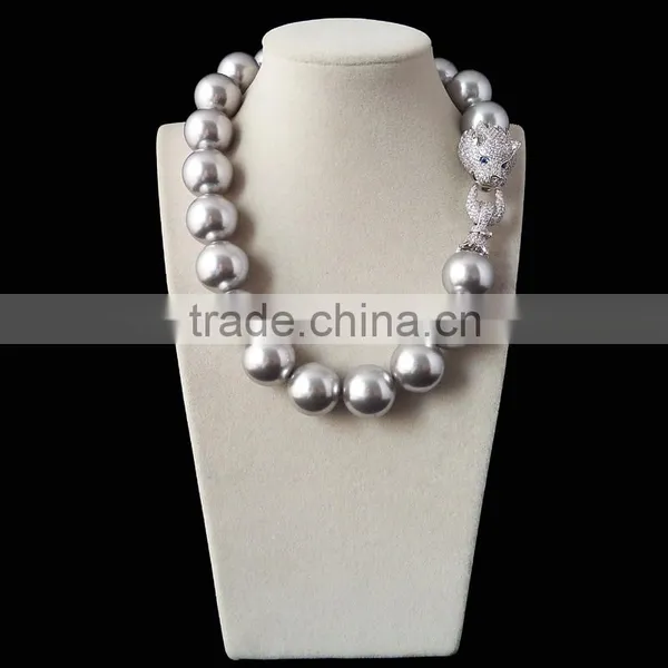 2016 Fashion Natural South Sea Shell Pearl Necklace Luxury Woman photo-5