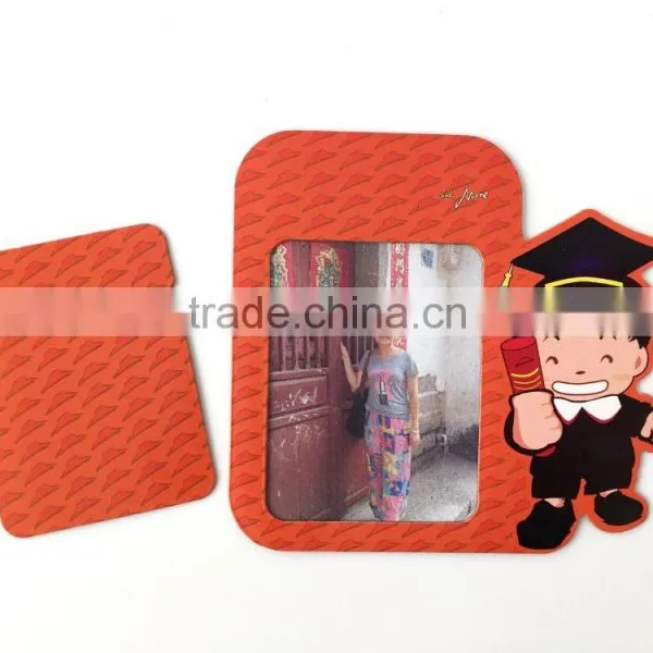 Durable in Use Promotional Advertising Magnetic Photo Frame Customized Design Cheap Magnetic Photo Frame photo-2