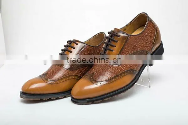 Elegant Invislble Height Leather Elevator Shoes With Delicate Grade A Soft Ox Skin Natural Breathable Fashion 323K01-2 photo-6