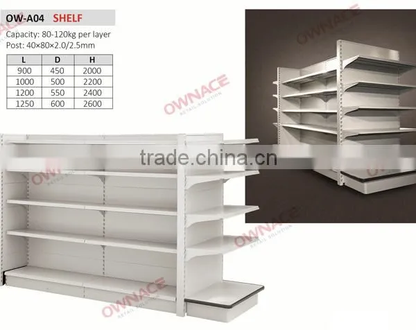 High Quality Supermarket Gondola Shelving System photo-3